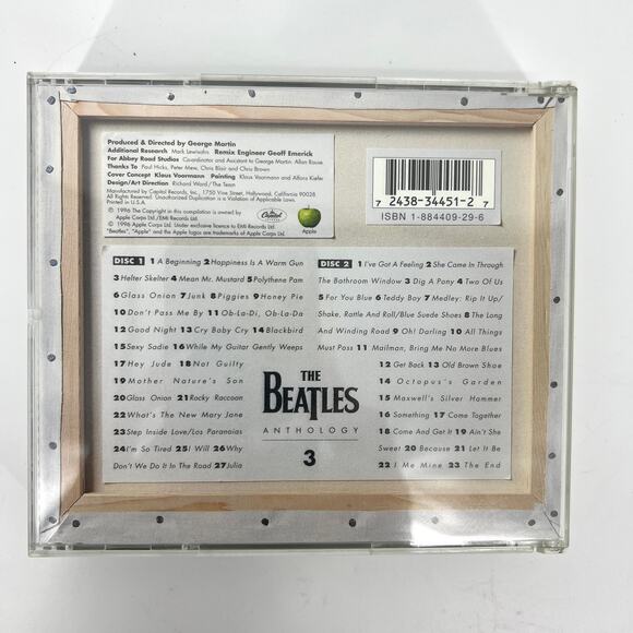 The Beatles Anthology 3 CD, 1996 2 Disc Set - Picture 2 of 6